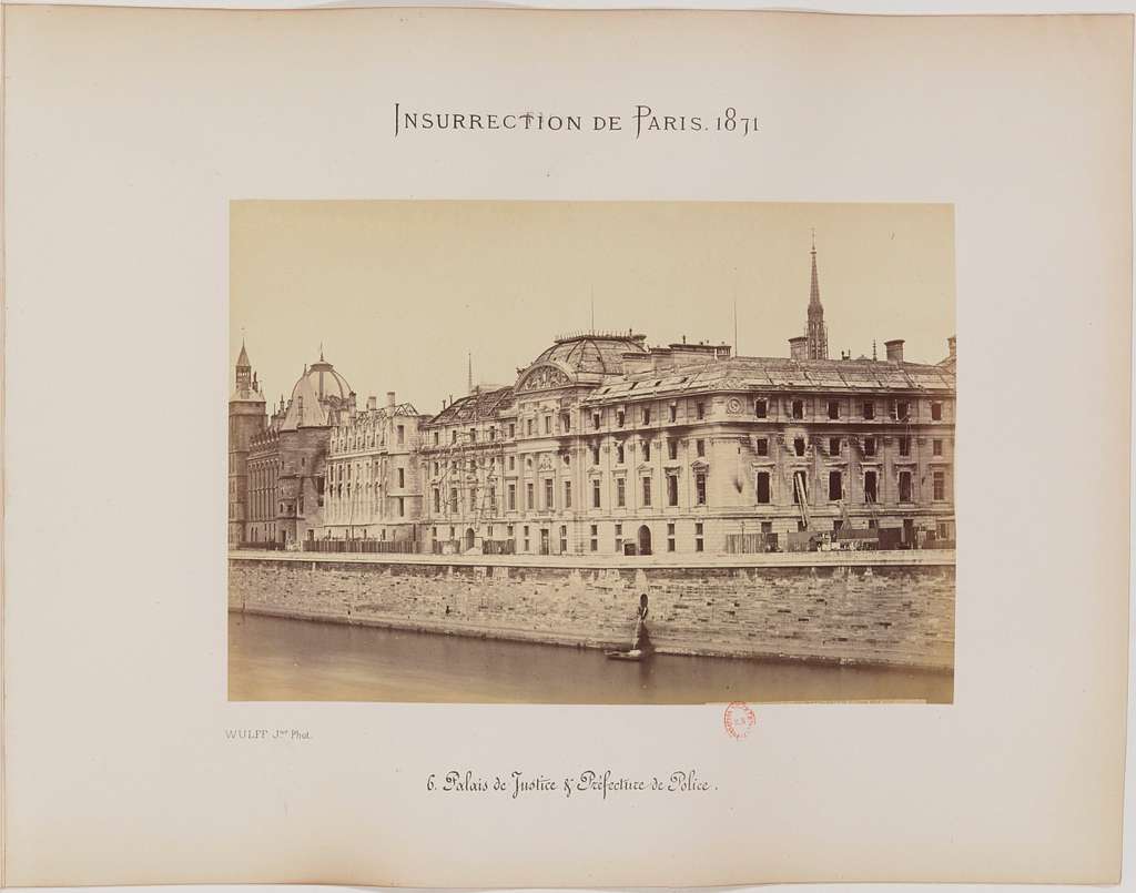 Before and After: Palais Royal (Pariser Kommune) (1871 & 2016-May-08)