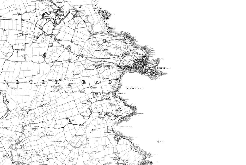 Map Of Aberdeenshire Os Map Name 023 00 Ordnance Survey 1868 1874 0760d6 1024 