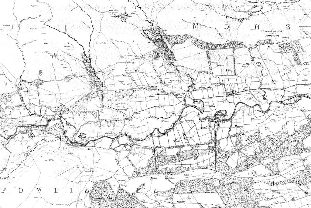 Map of Perthshire Sheet 084, Ordnance Survey, 1866-1874 - PICRYL ...