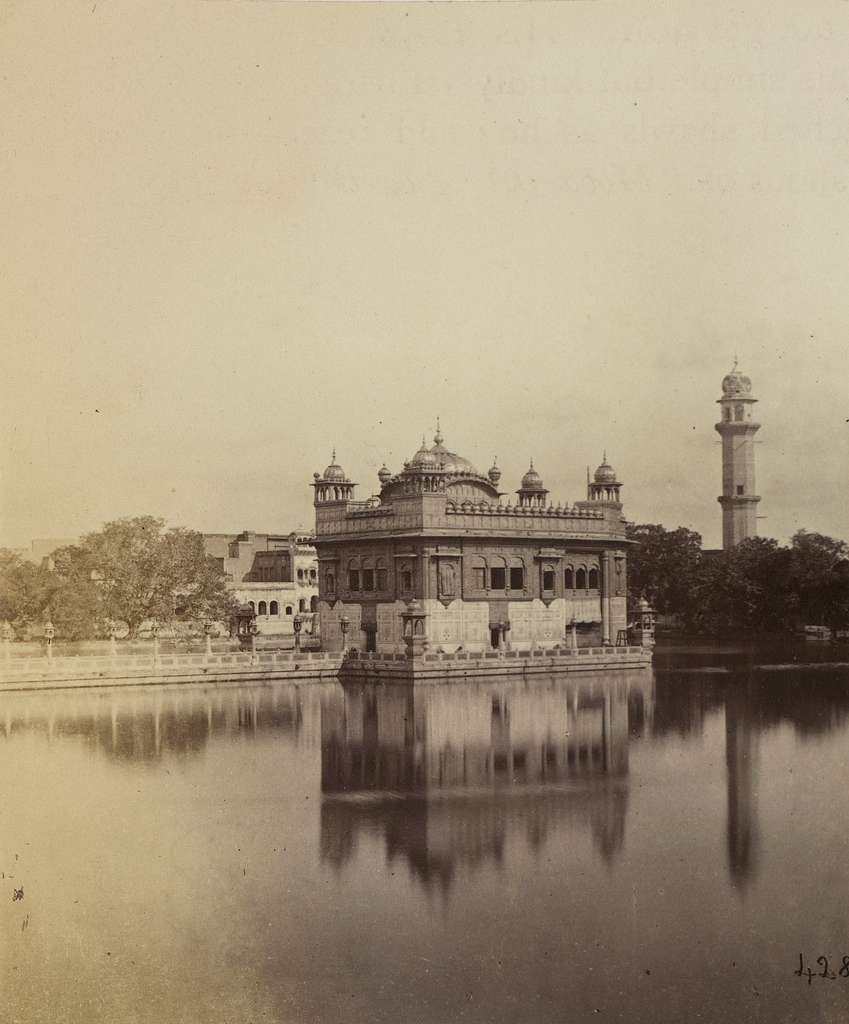 Photograph of the Golden Temple, Amritsar, taken by Bourne & Shepherd ...