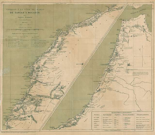 Voyages à La Côte Du Maroc De Tanger à Mogador Par Auguste Beaumier 