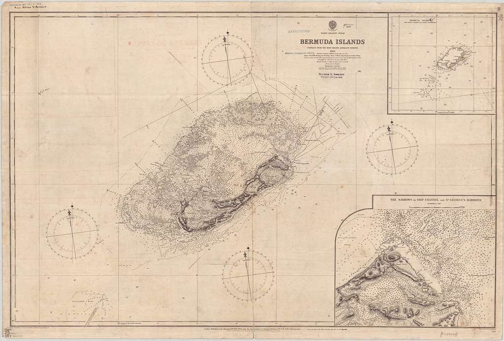 Admiralty Chart No 360 Bermuda Islands, Published 1877 - Picryl Public 