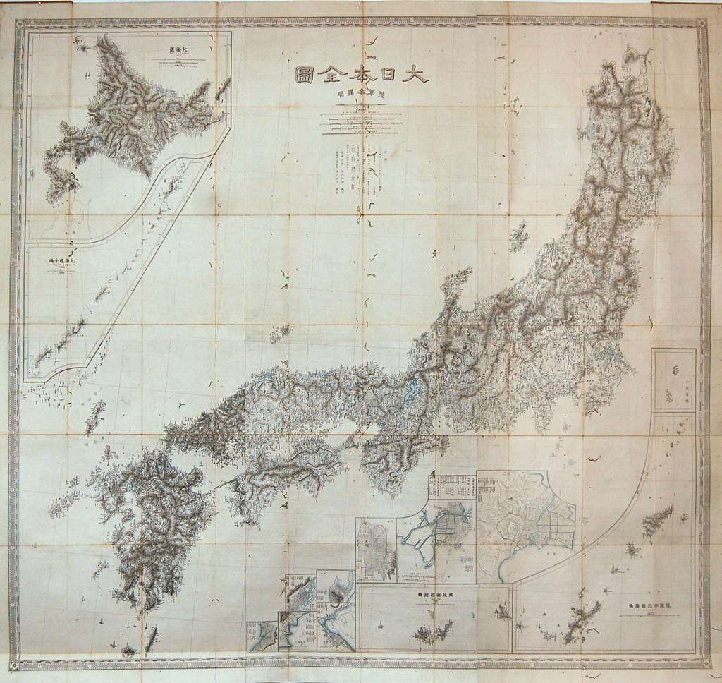 meiji restoration map