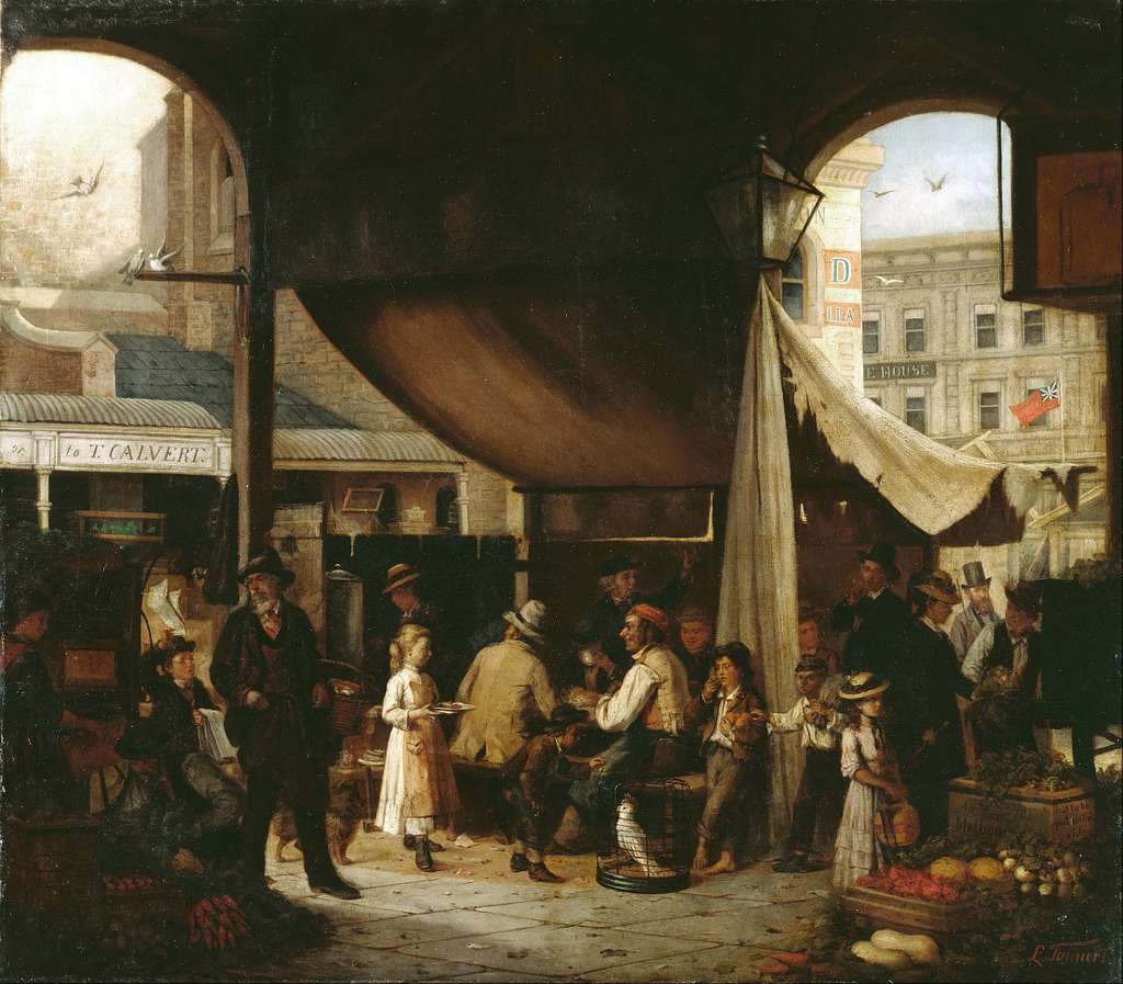 61 Paintings of markets, Market Images: PICRYL - Public Domain