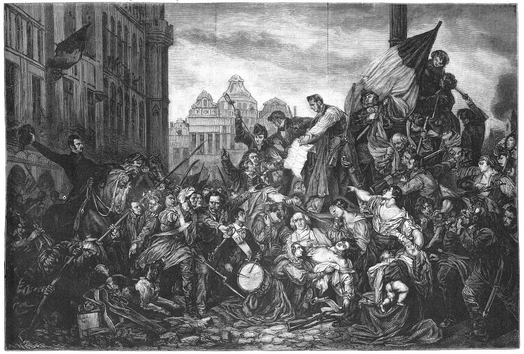 Un épisode de la révolution belge de 1830, par Wappers - PICRYL - Public  Domain Media Search Engine Public Domain Search
