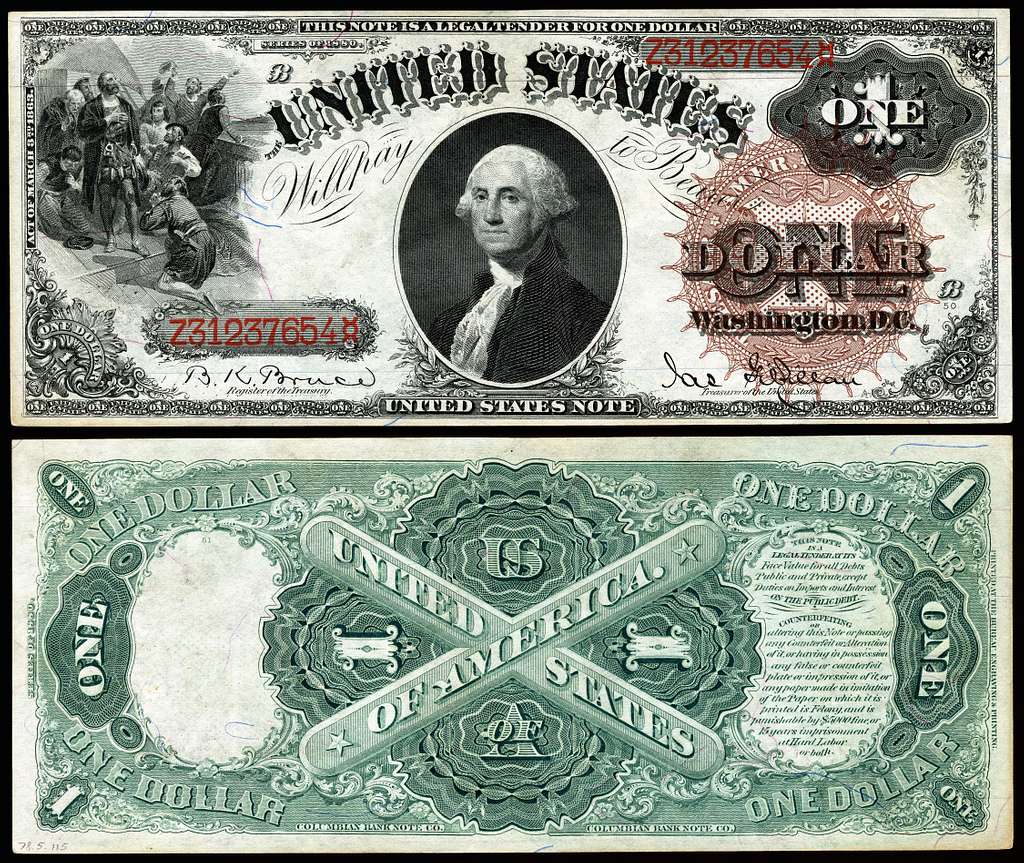 One Dollar Bill, 1880 - coin, public domain photograph - PICRYL - Public  Domain Media Search Engine Public Domain Search