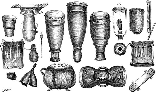 11 افریقی موسیقی کے آلات کی تصویر11 افریقی موسیقی کے آلات کی تصویر  