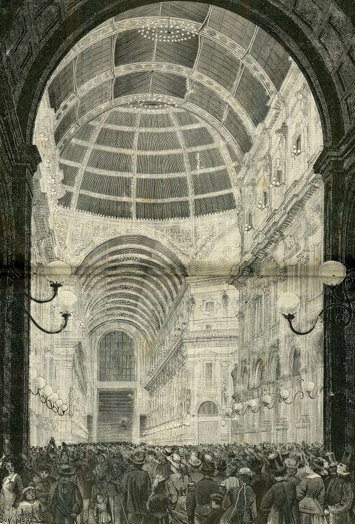 Galleria Vittorio Emanuele II, City, Jörg Wanderer · Art