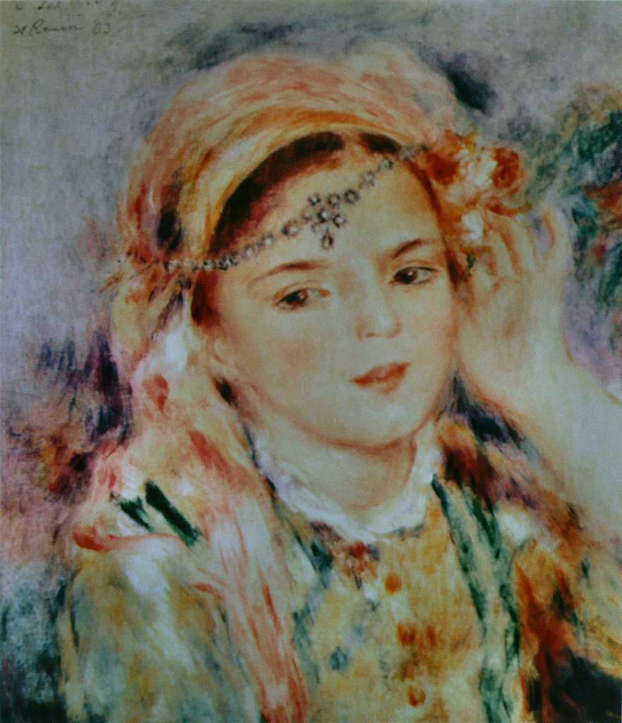 Pierre-Auguste Renoir - Femme algérienne - PICRYL - Public Domain Media  Search Engine Public Domain Search