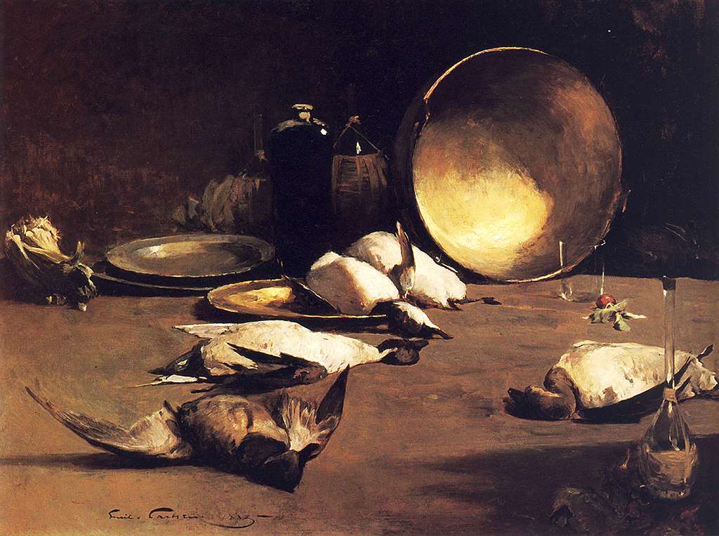 Emil Carlsen~Still Life--Brass and C - Old master - Paintings & Prints,  Ethnic, Cultural, & Tribal, African American - ArtPal