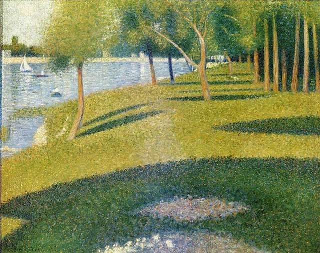 Georges Seurat - Paysage, L Ile de la Grande-Jatte PC130 - PICRYL ...