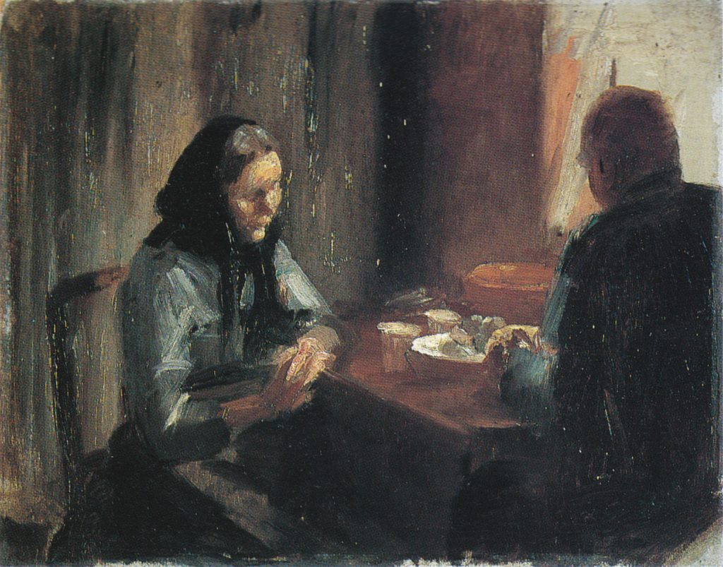 The Maid in the Kitchen, 1883 - 1886 - Anna Ancher 