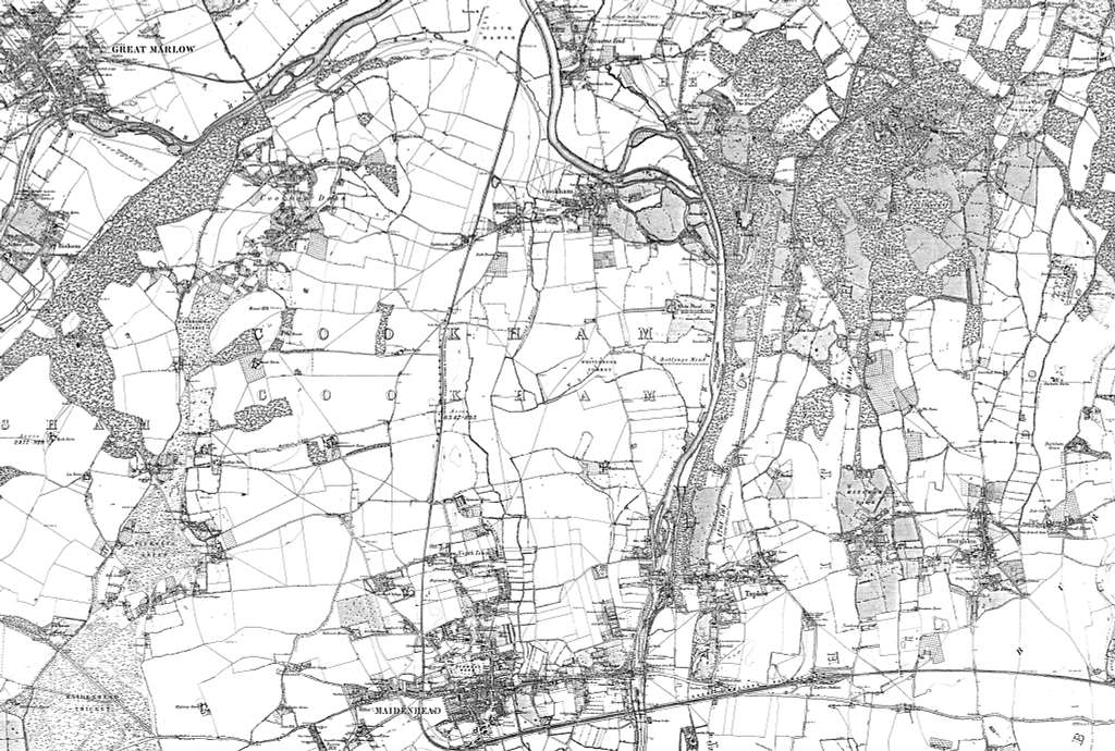 Map Of Berkshire Sheet 024 Ordnance Survey 1876 1886 Picryl Public Domain Media Search 5798