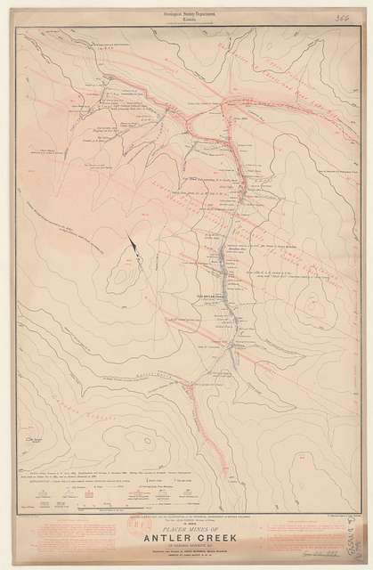 Map(s) of Placer Mines & Quartz locations in... Cariboo District, B.C ...