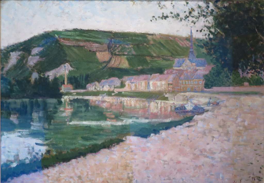 The Seine at Les Andelys' by Paul Signac, Norton Simon Museum