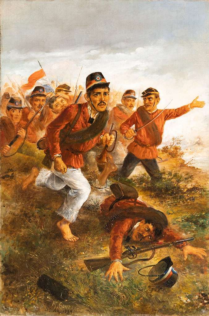 Batalla-de-la-Guerra-del-Paraguay -1889 - PICRYL - Public Domain Media ...