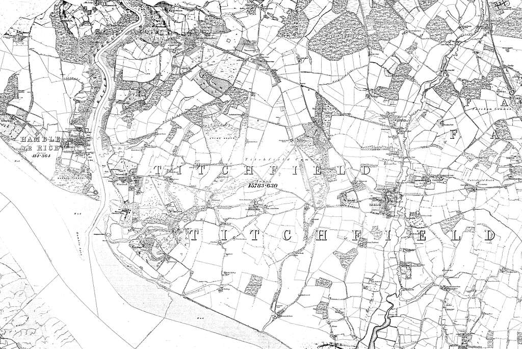 Map of Hampshire Sheet 074, Ordnance Survey, 1866-1889 - PICRYL ...