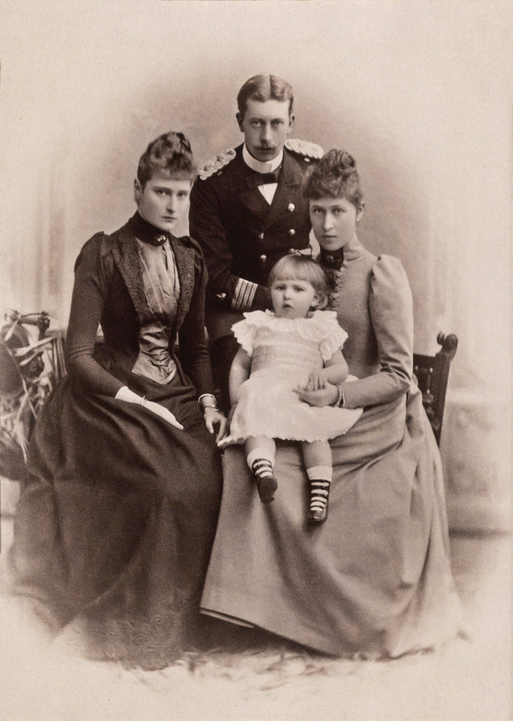 Princess Alix Of Hesse With Her Sister Irene Prince Henry Of Prussia And Prince Waldemar Of Prussia 1890 Picryl Public Domain Search