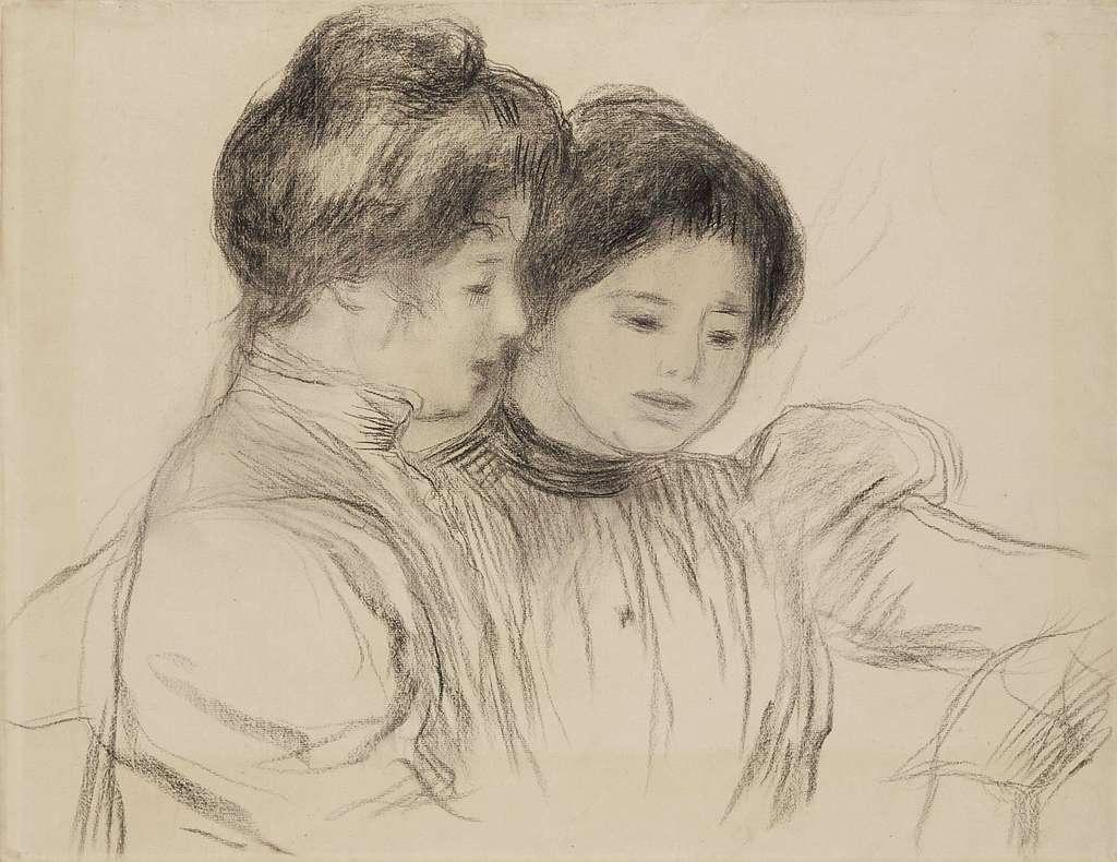 renoir pencil drawings