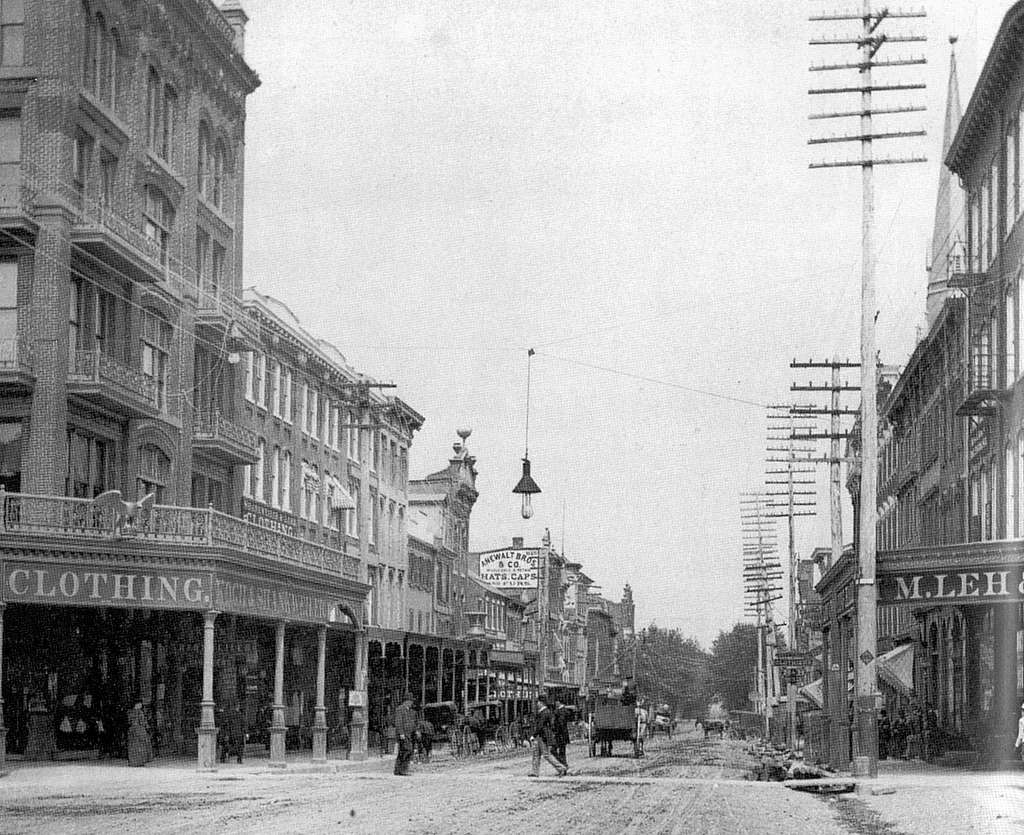 600 Block Hamilton Street Allentown PA 1891 - PICRYL Public Domain Search