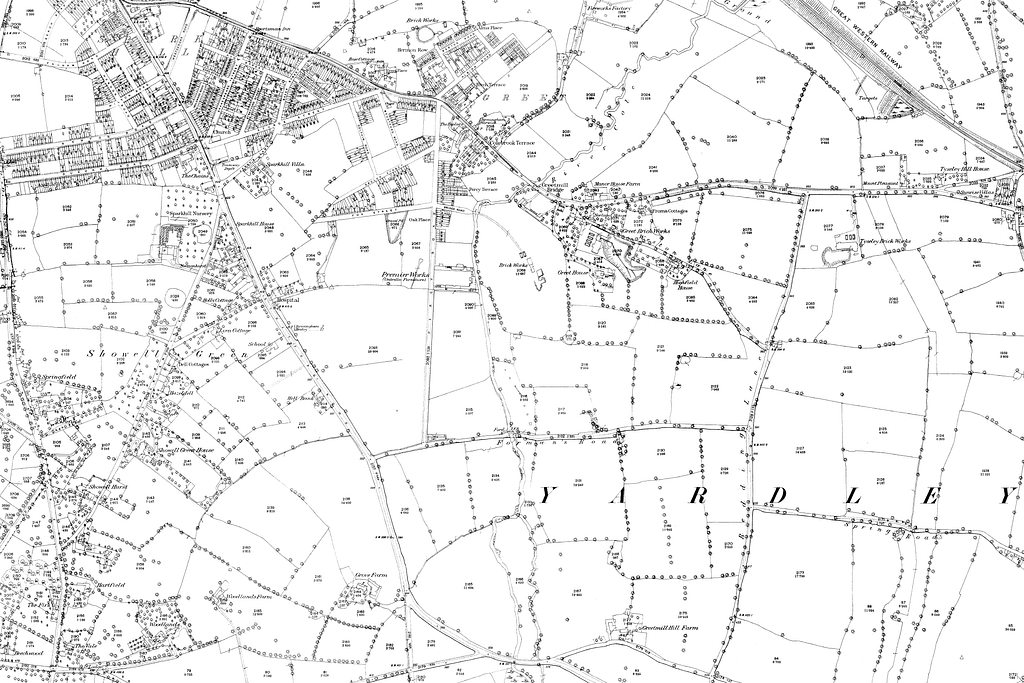 Map Of Birmingham And Its Environs OS Map Name 006-14, Ordnance Survey ...