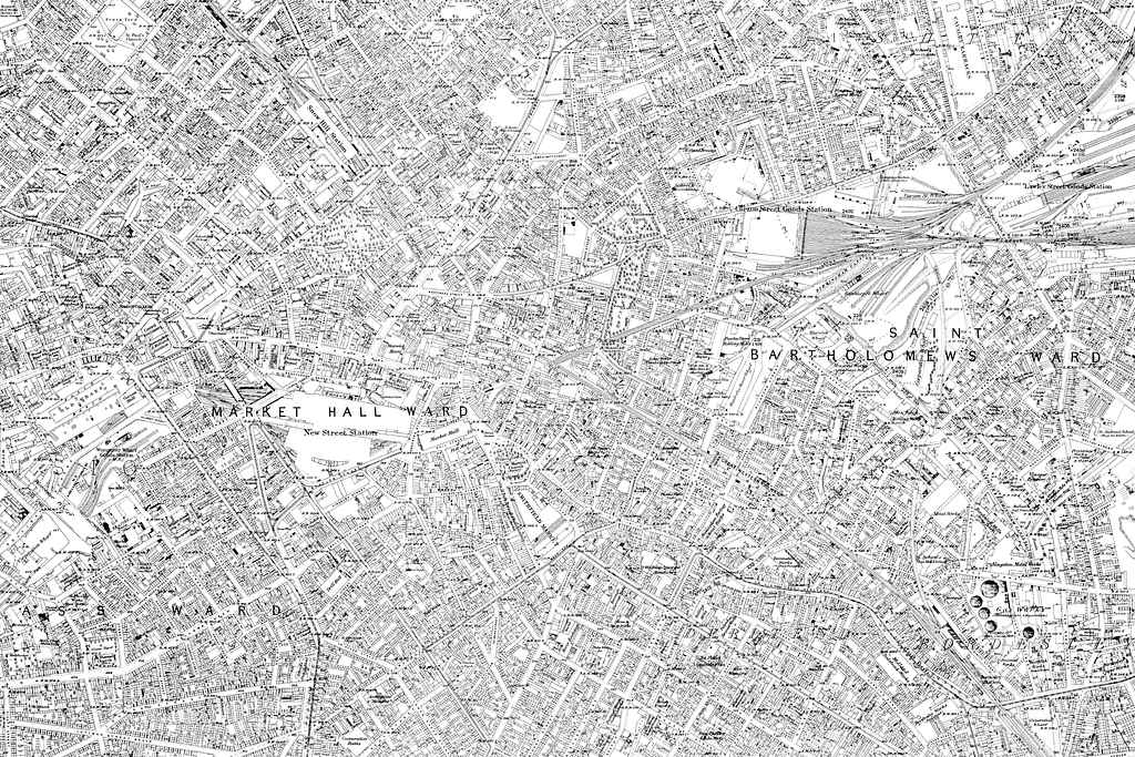 Map of Birmingham and its Environs OS Map name 014-05, Ordnance Survey ...