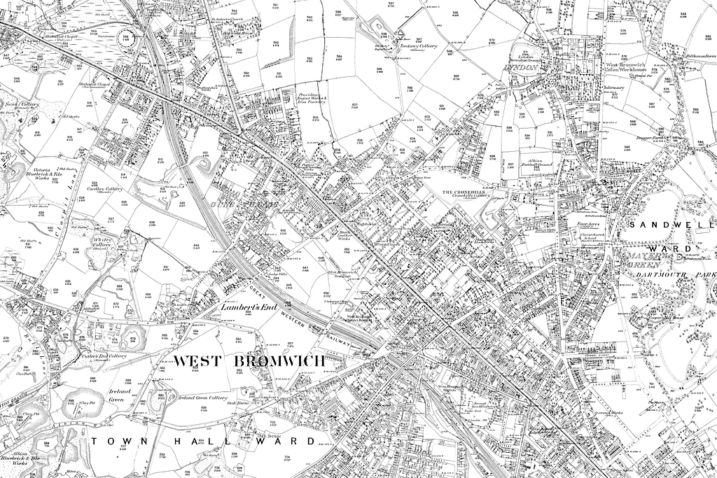 Map Of Birmingham And Its Environs Os Map Name 068 10 Ordnance Survey 1884 1891 Picryl 7375