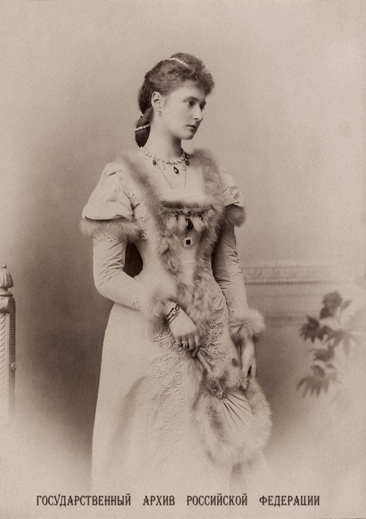 Darmstadt. Princess Alix of Hesse and by Rhine 1891. - PICRYL