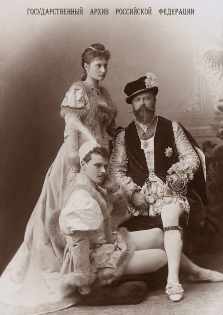 Princess Alix Of Hesse With Her Father Louis Iv Grand Duke Of Hesse And