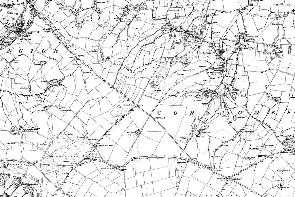 Map of Dorset OS Map name 020-SE, Ordnance Survey, 1888-1892 - PICRYL ...