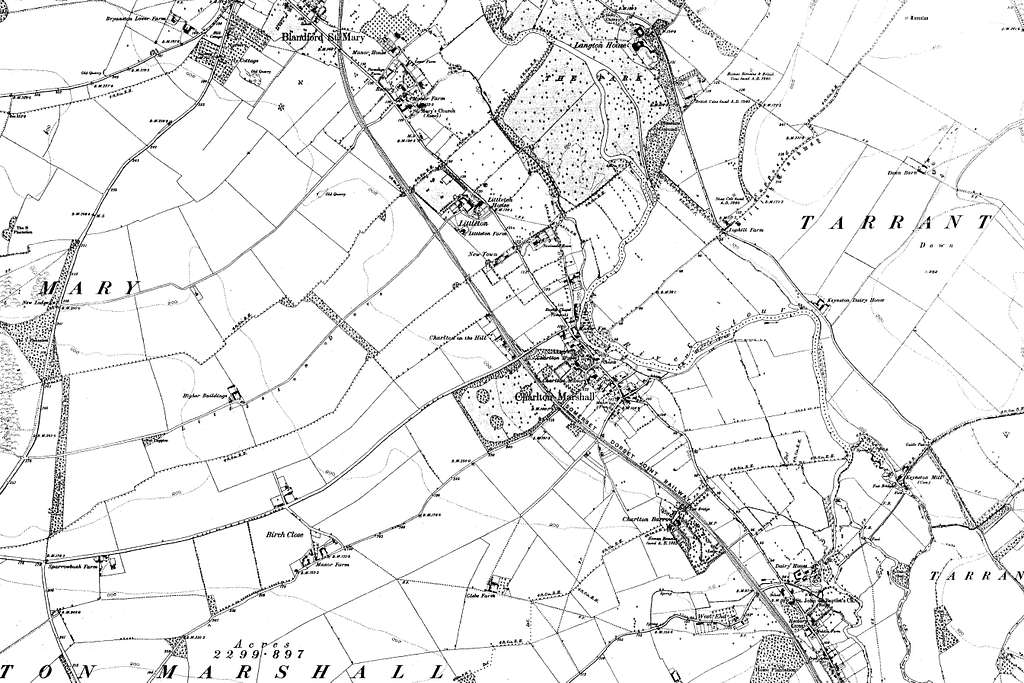 Map of Dorset OS Map name 024SE, Ordnance Survey, 18881892 PICRYL