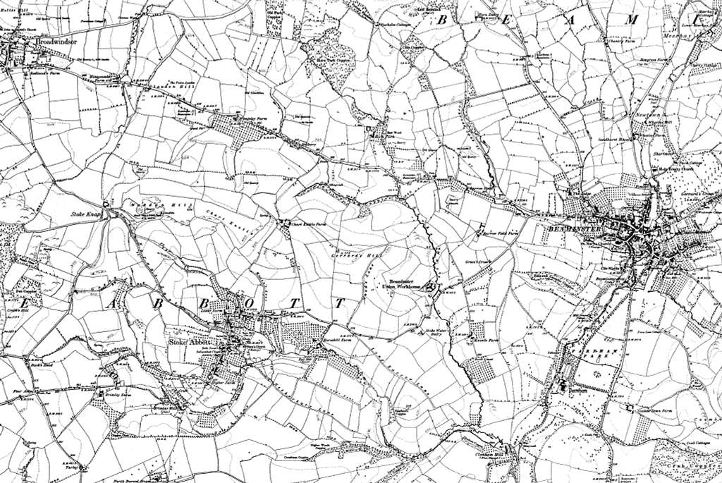 Map of Dorset OS Map name 029-NW, Ordnance Survey, 1888-1892 - PICRYL ...