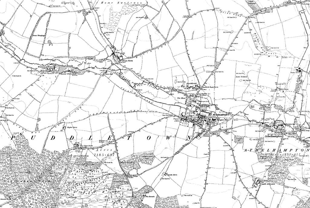 Map of Dorset OS Map name 041-NW, Ordnance Survey, 1888-1892 - PICRYL ...