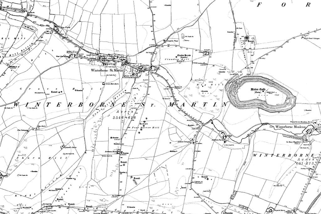 Map Of Dorset Os Map Name 047 Nw Ordnance Survey 1888 1892 A2afa3 1024 