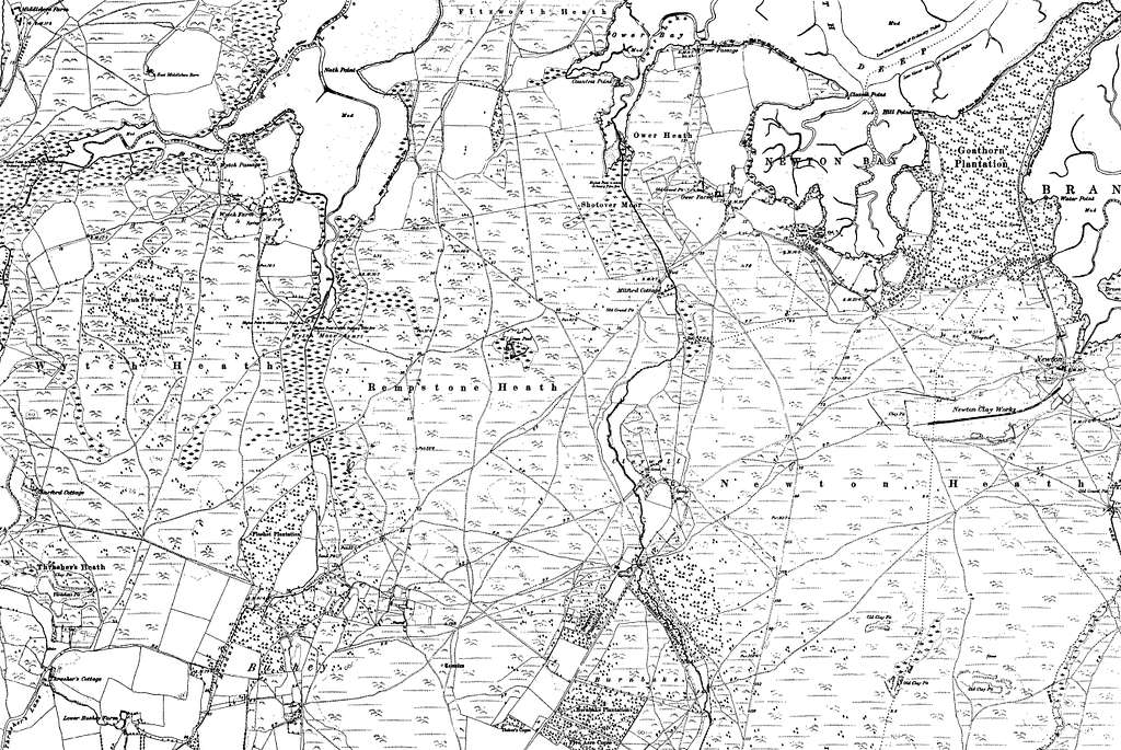 Map Of Dorset Os Map Name 050 Se Ordnance Survey 1888 1892 5152e2 1024 