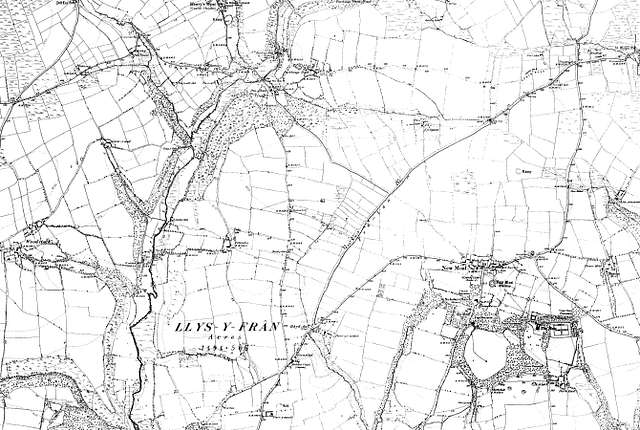 Map of Pembrokeshire OS Map name 017-SE, Ordnance Survey, 1868-1892 ...