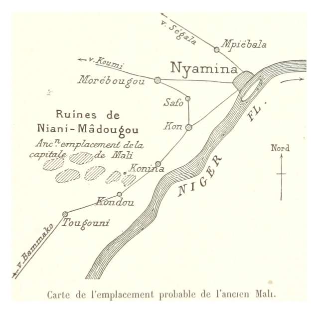 Pg071 Carte de l'emplacement probable de l'ancien Mali - PICRYL Public ...