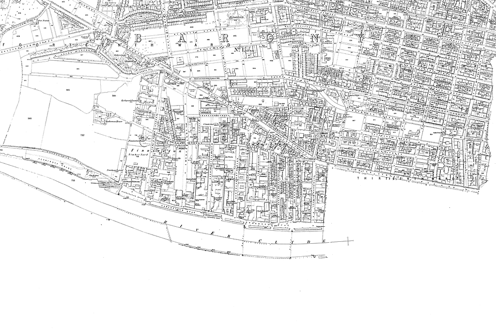 Map Of Glasgow And Its Environs Os Map Name 006-10, Ordnance Survey 