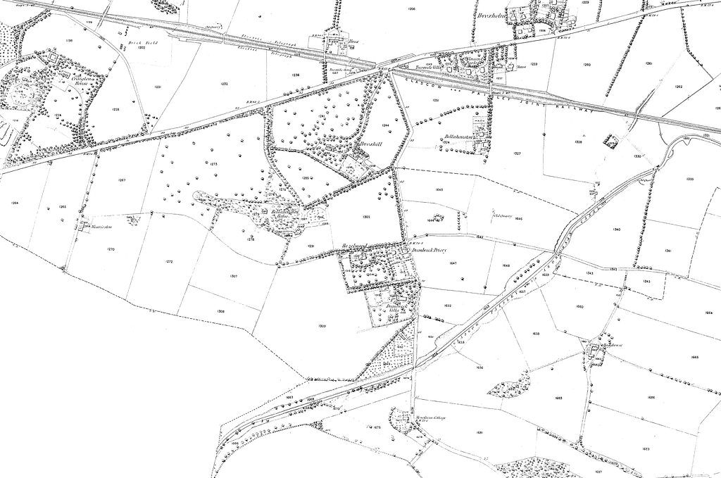 Map Of Glasgow And Its Environs OS Map Name 006-13, Ordnance Survey ...