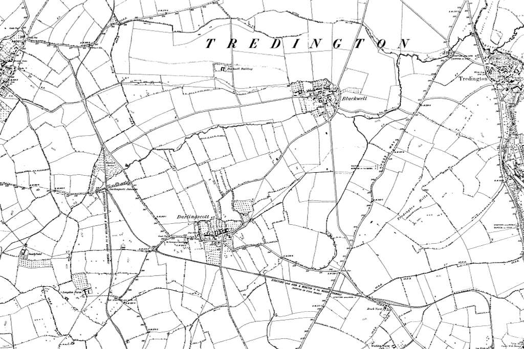 Map of Worcestershire OS Map name 051-NE, Ordnance Survey, 1883-1893 ...