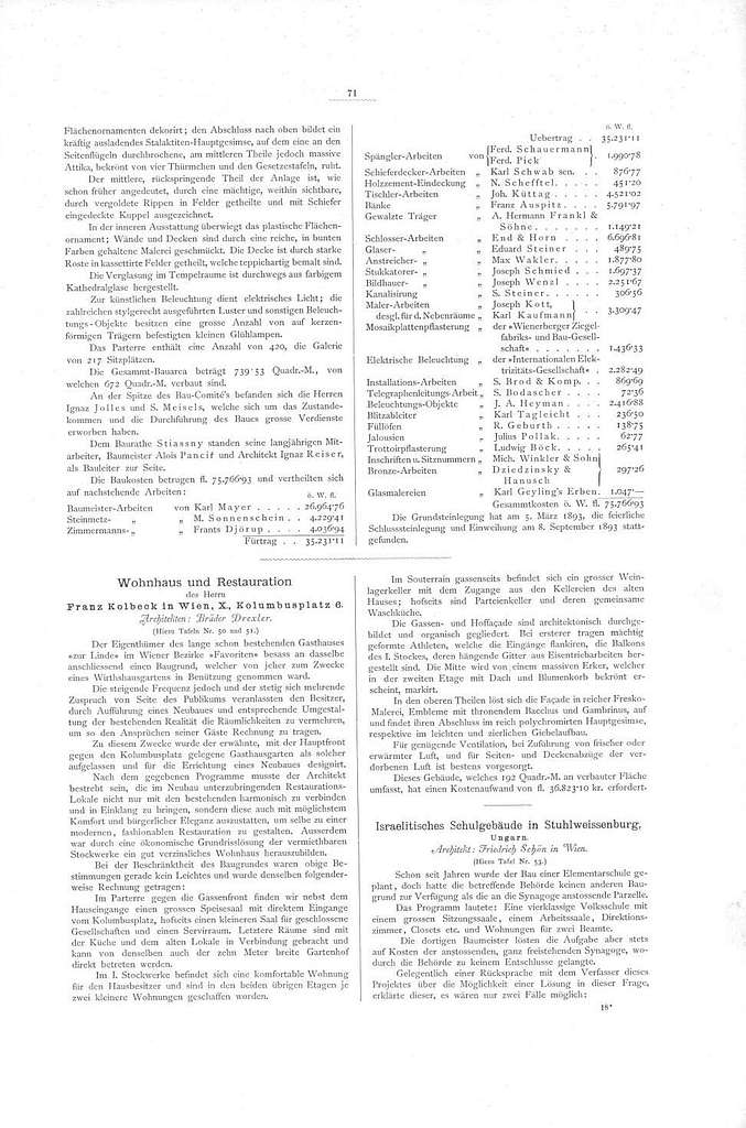 5 Allgemeine bauzeitung 1894 Images: PICRYL - Public Domain Media Search  Engine Public Domain Search
