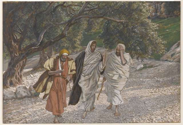 Brooklyn Museum The Pilgrims of Emmaus on the Road Les p lerins