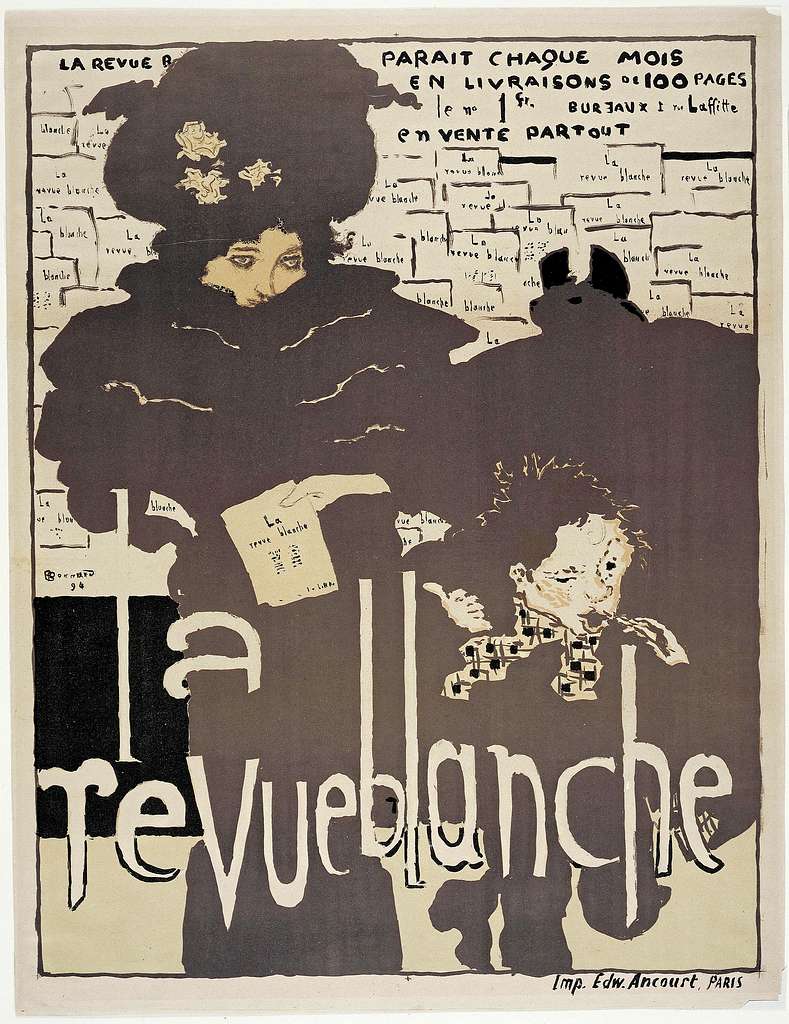 La Revue Blanche 1894, Art Nouveau Poster - PICRYL - Public Domain