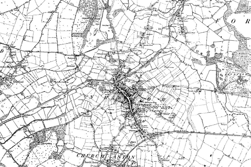 Map of Staffordshire OS Map name 042-NE, Ordnance Survey, 1883-1894 ...