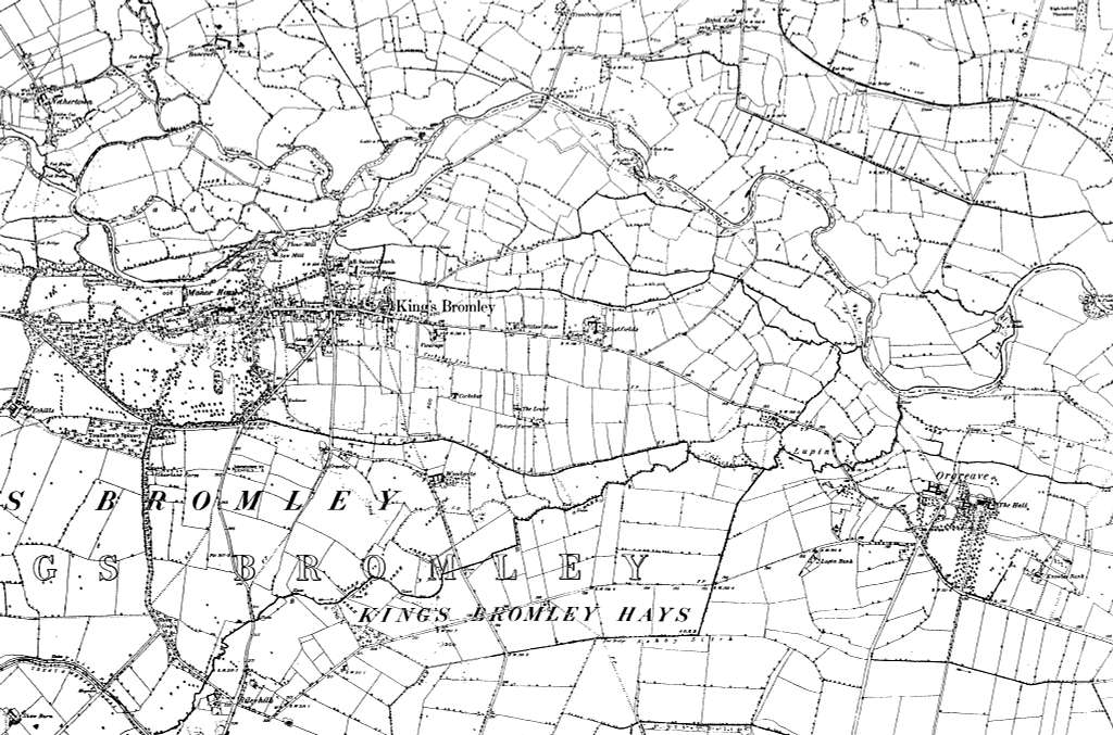 Map Of Staffordshire Os Map Name 046 Se Ordnance Survey 1883 1894 791b82 1024 
