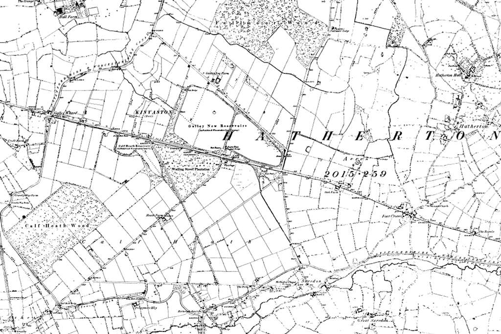 Map Of Staffordshire Os Map Name 050 Se Ordnance Survey 1883 1894 90dae4 1024 