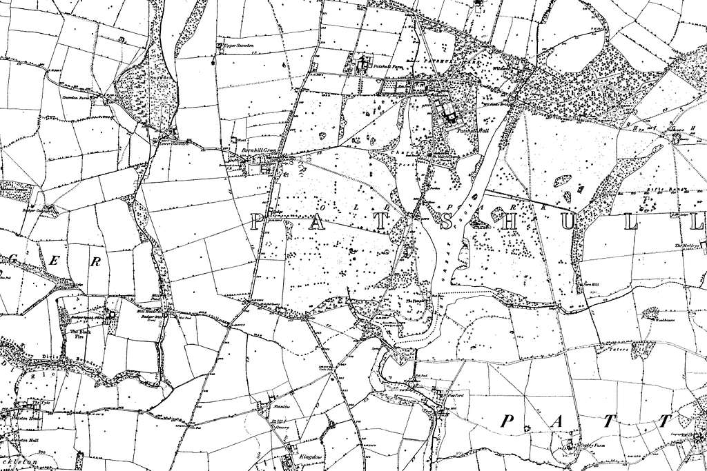 Map Of Staffordshire Os Map Name 061 Nw Ordnance Survey 1883 1894 63997a 1024 