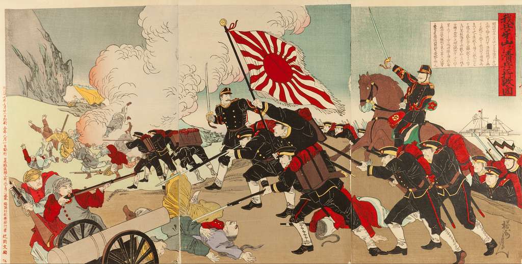 73 Nishiki e of the first sino japanese war Images: PICRYL - Public Domain  Media Search Engine Public Domain Search