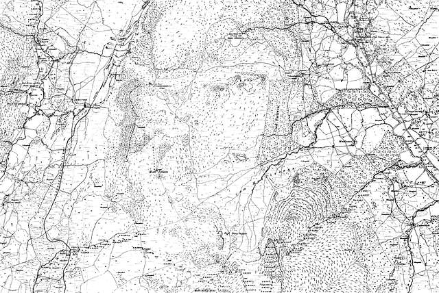 Map of Caernarvonshire OS Map name 027-NE, Ordnance Survey, 1888-1895 ...