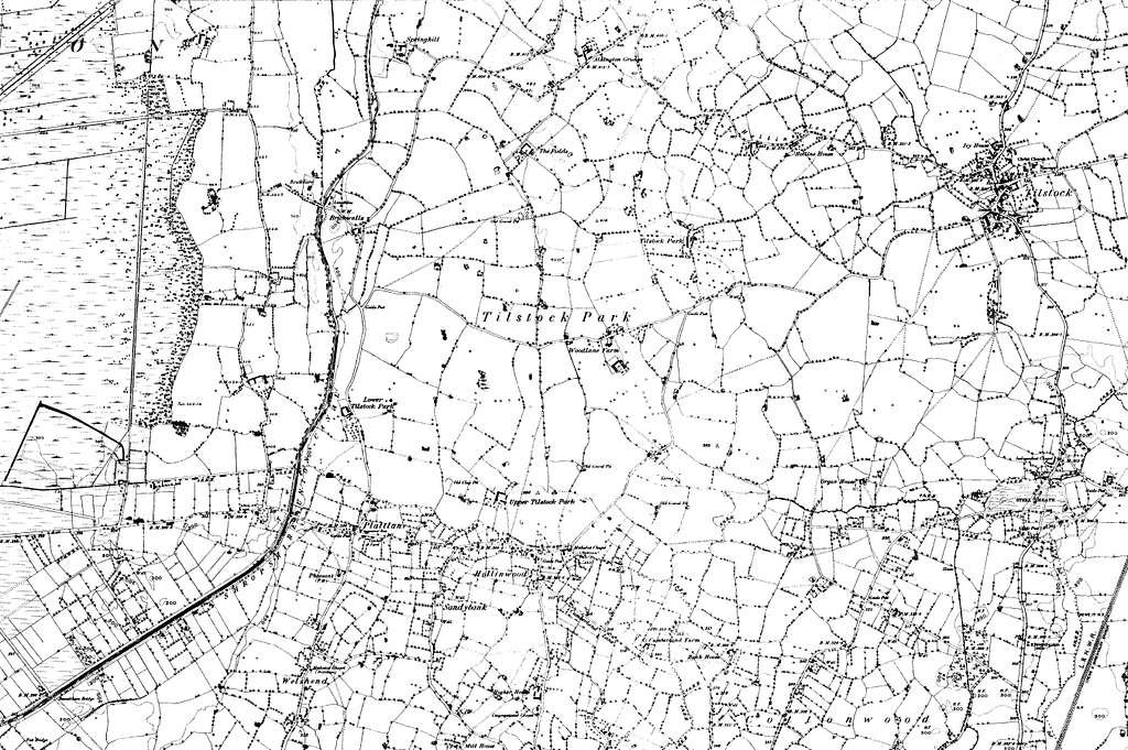 Map of Shropshire OS Map name 007-SE, Ordnance Survey, 1883-1895 ...